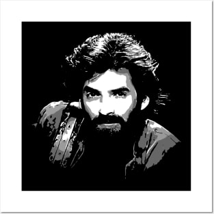 kenny loggins black and white Posters and Art